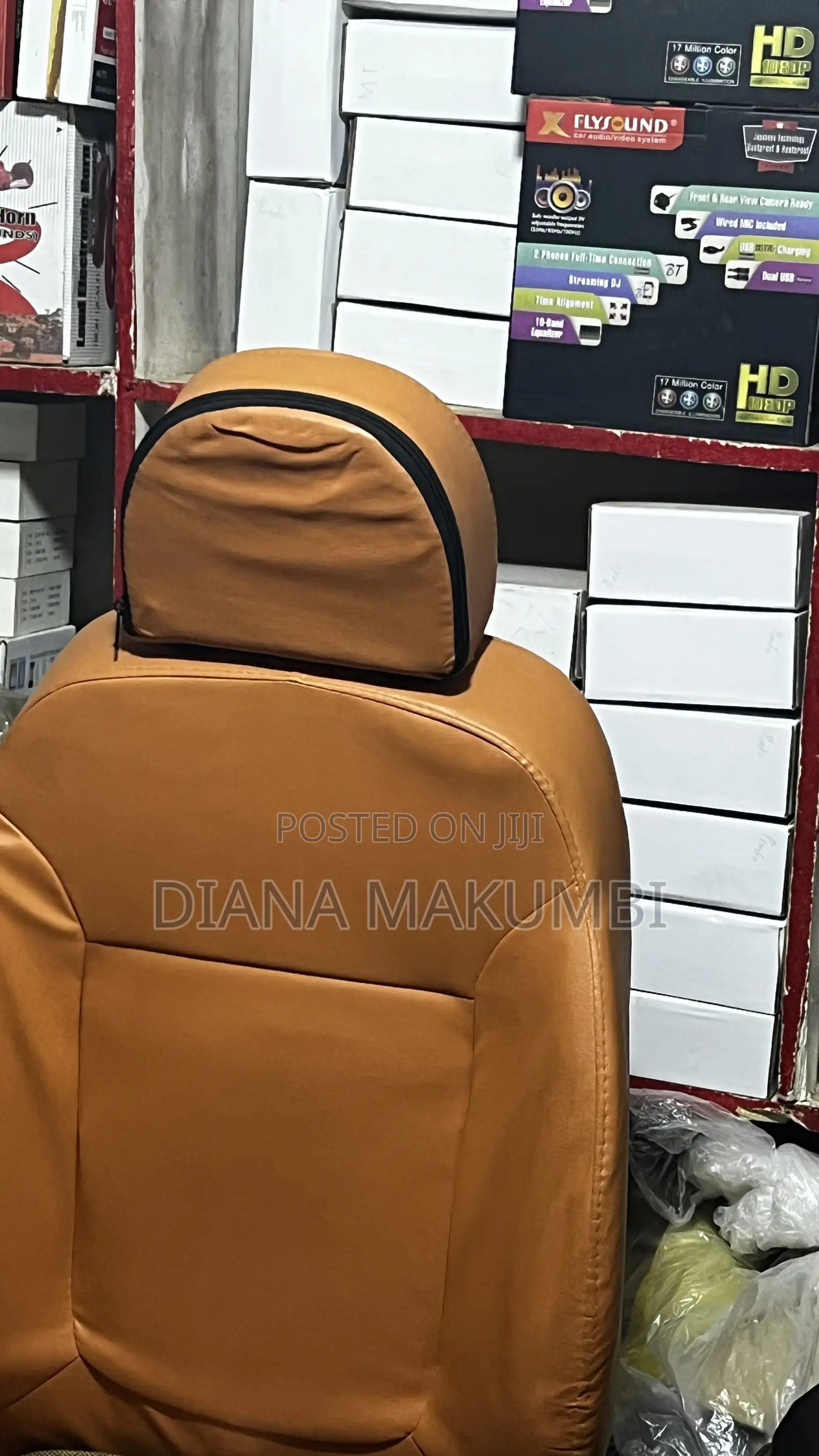 Brown Car Seat Cover