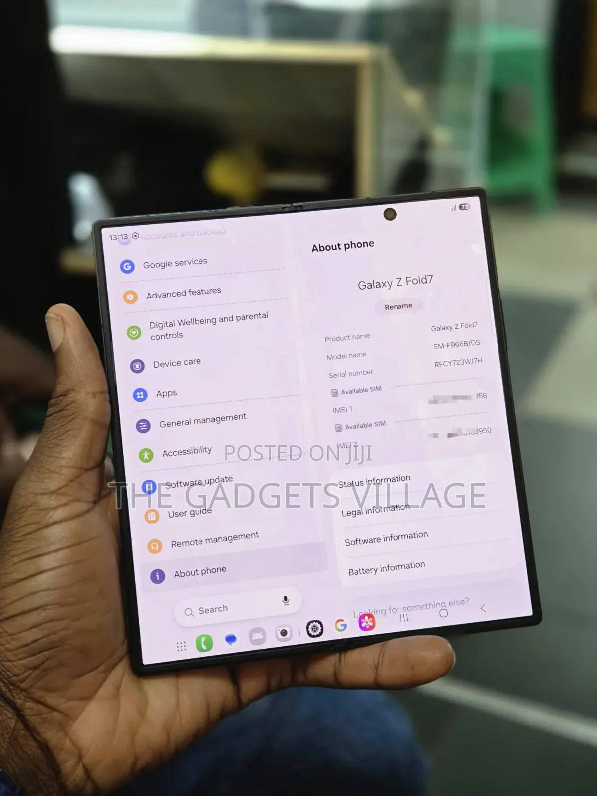 Samsung Galaxy Z Fold7 512 GB Black