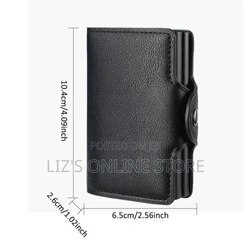 1 Piece of 9.5 * 6.5cm Mini Double Box Metal Wallet