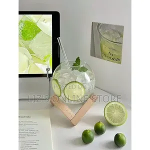 6 Pieces of Moon Round Ball Shaped Cocktail Glass