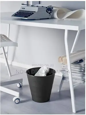 Ikea Plastic Garbage Bin, Black
