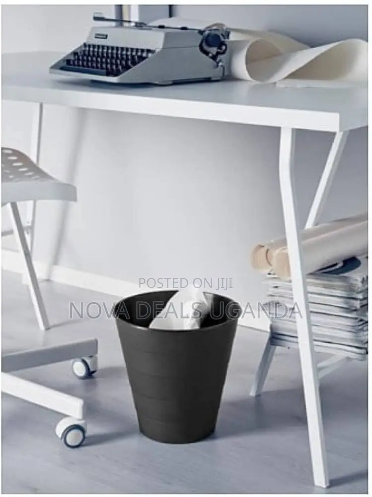 Ikea Plastic Garbage Bin, Black
