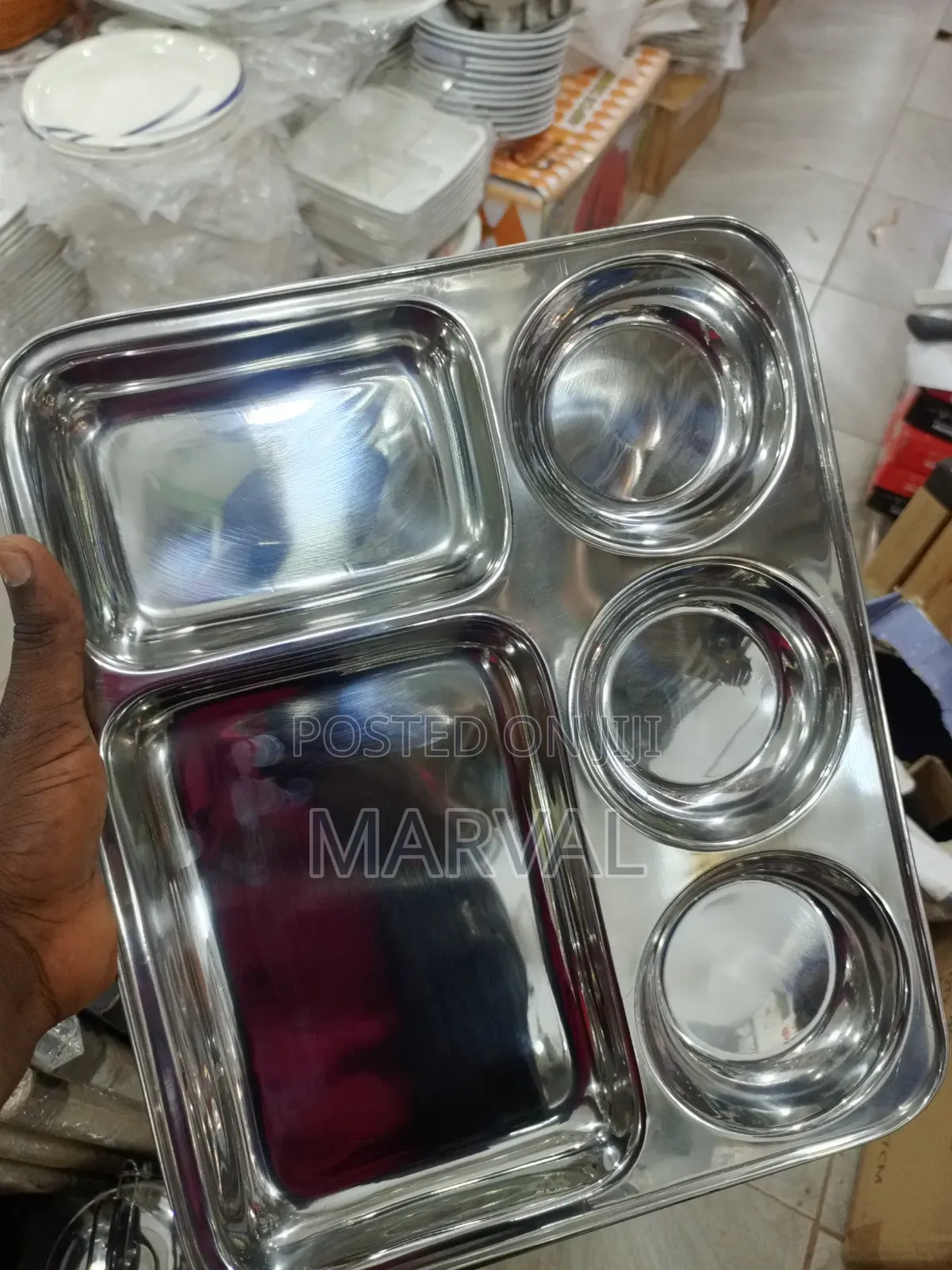 Stainless Steel Thali Plate