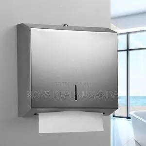 Stainless Steel Wall Mount Paper Towel Dispenser Lockable 250-400sheet