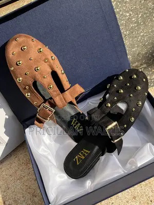 Suede Mules