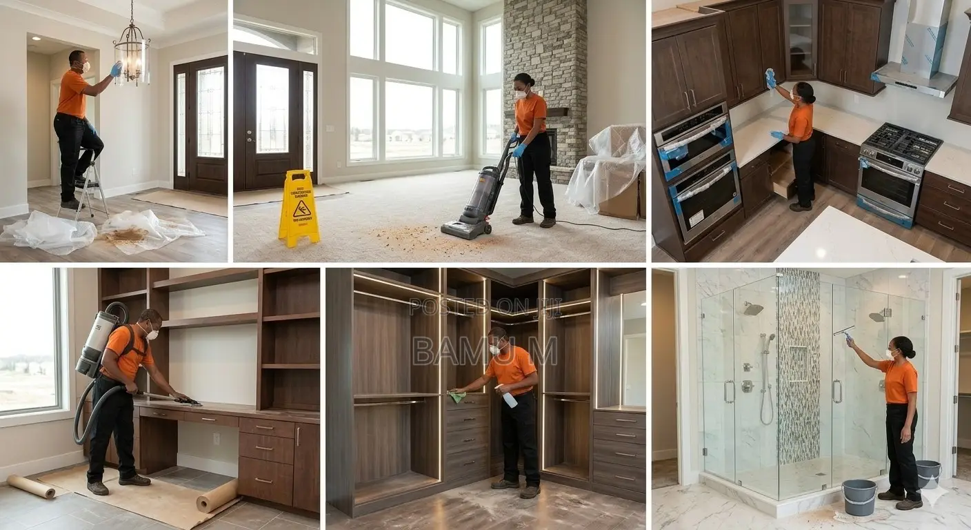 Professional Post-Construction After-Builders Cleaning Services