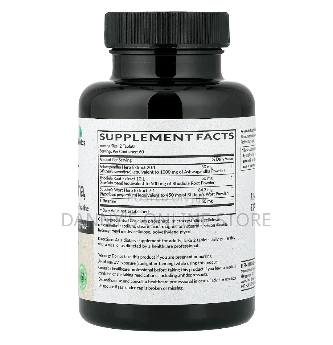 Futurebiotics, Chill Pill Ashwagandha, Rhodiola, Theanine,120 Tablets