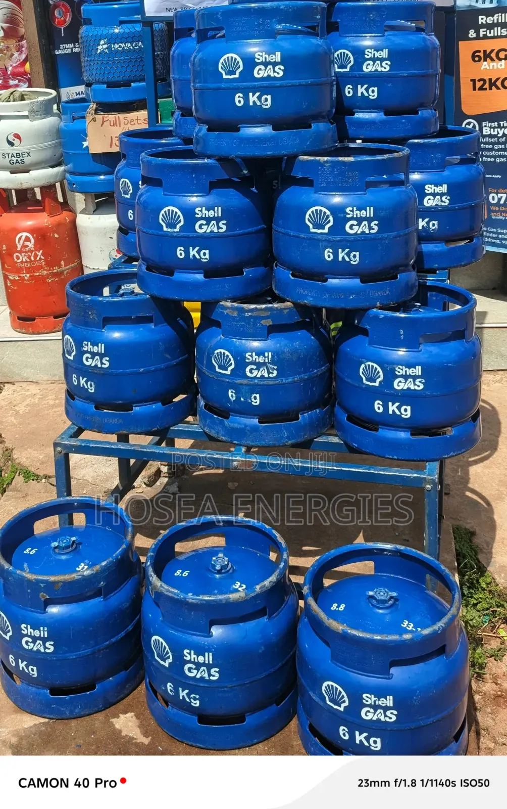 Shell Gas 6kg Fullset With Free Gas Lighter