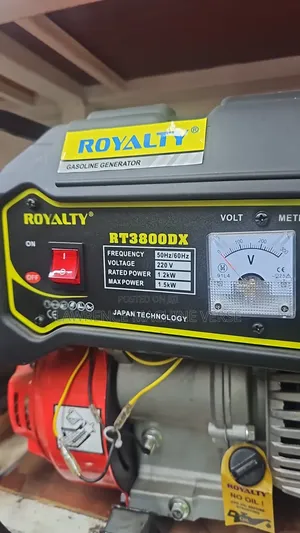Gasoline Generator 1.5kw 2kva Royalty Japan
