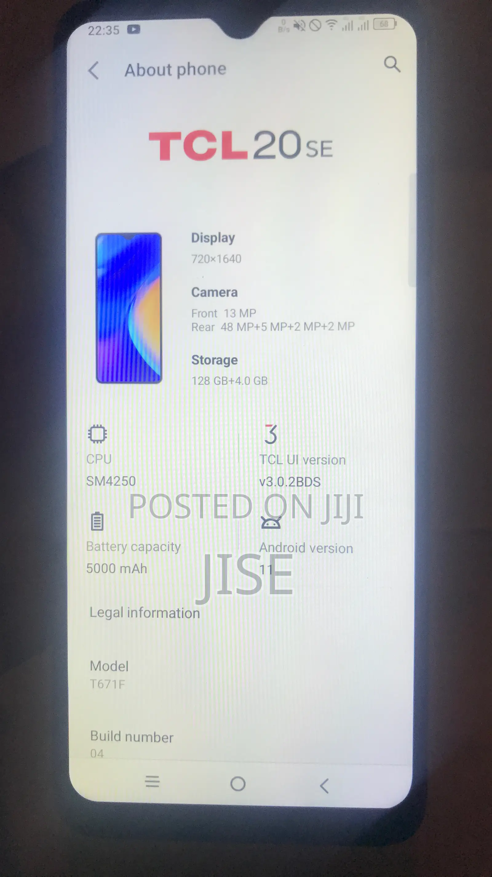 TCL 20 SE 64 GB Black