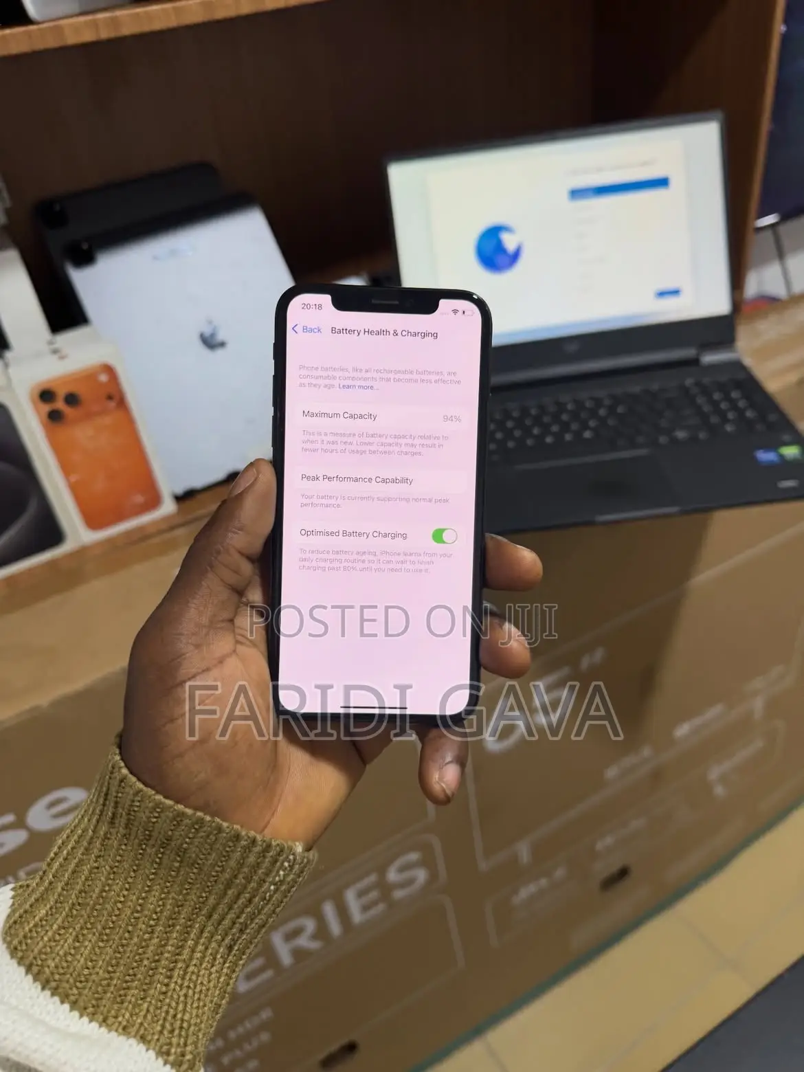 New Apple iPhone X 256 GB Black