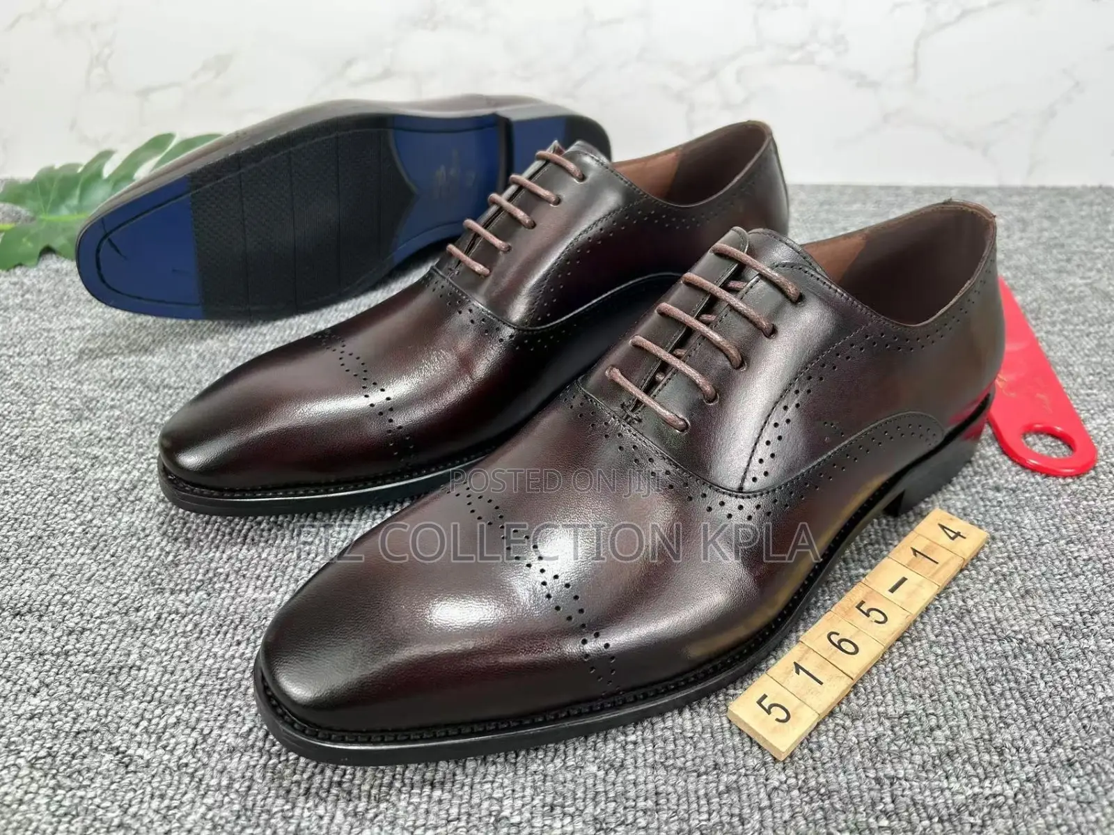 Original Franco Banate Genuine Leather Derby Shoes