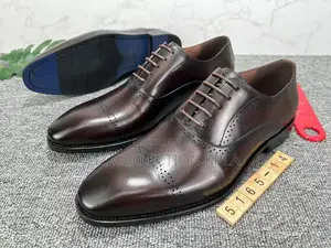 Original Franco Banate Genuine Leather Derby Shoes