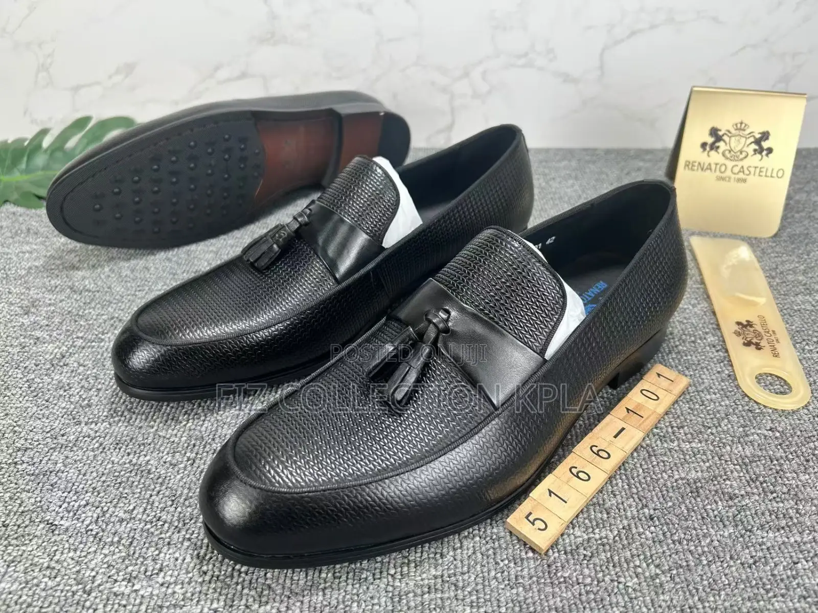 Original Franco Banate Genuine Leather Slip-on Shoes