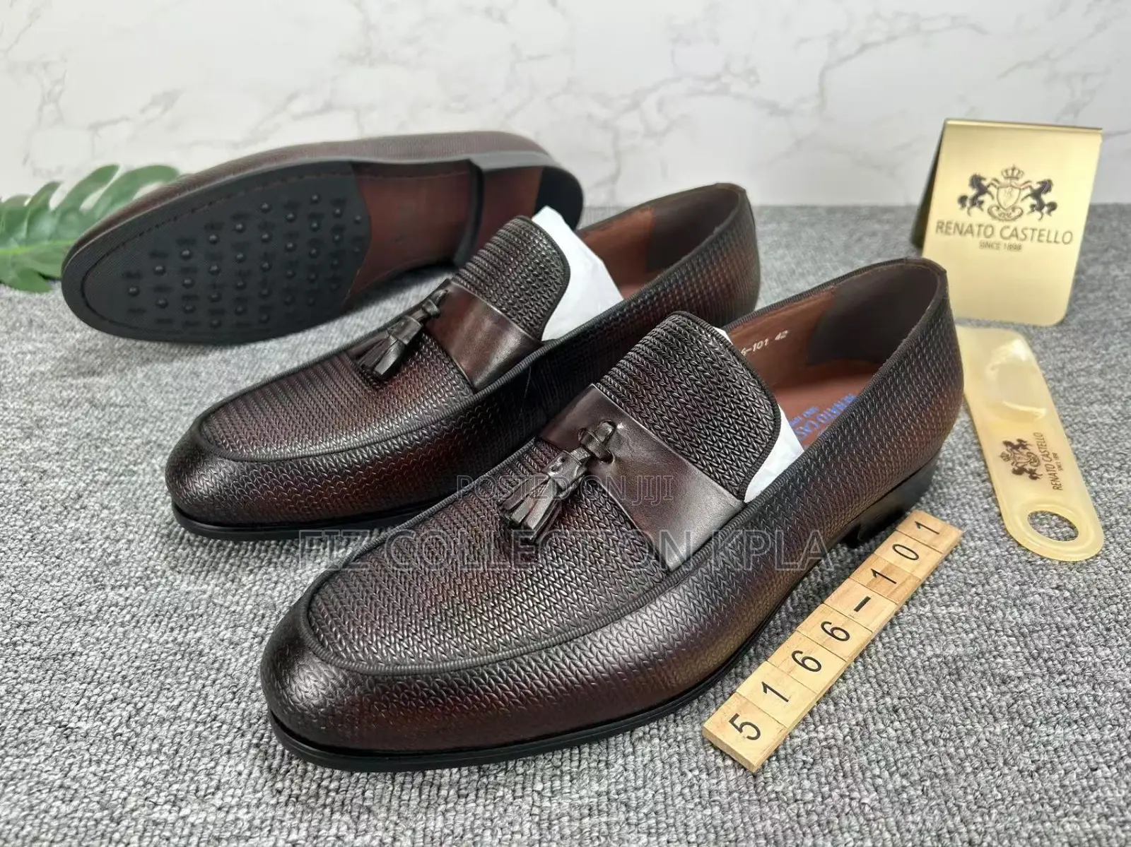 Original Franco Banate Genuine Leather Slip-on Shoes