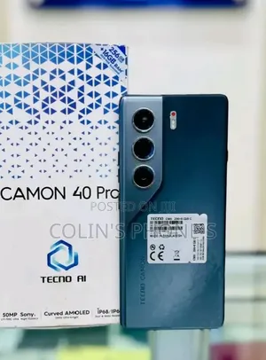 New Tecno Camon 40 Pro 4G 256 GB Black