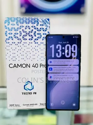 New Tecno Camon 40 Pro 4G 256 GB Black