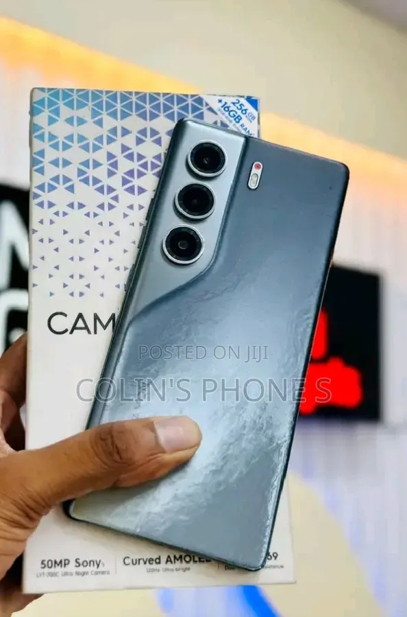 New Tecno Camon 40 Pro 4G 256 GB Black