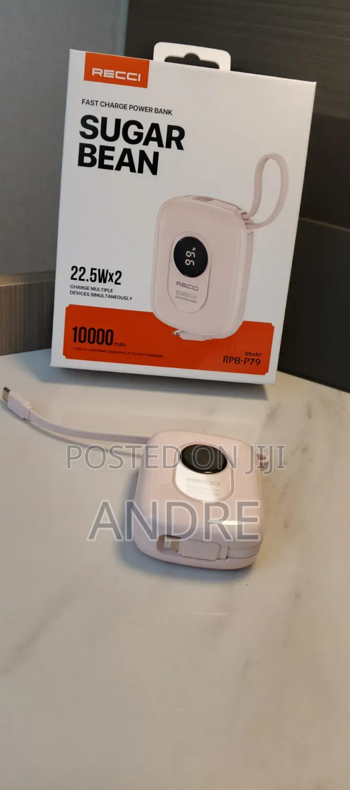 Sugar Bean Pro – 10000mah, 3-Port Dual 22.5w Fast Charge