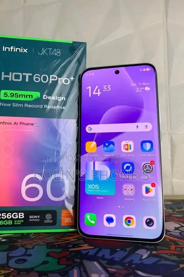 New Infinix Hot 60 Pro+ 256 GB Gray