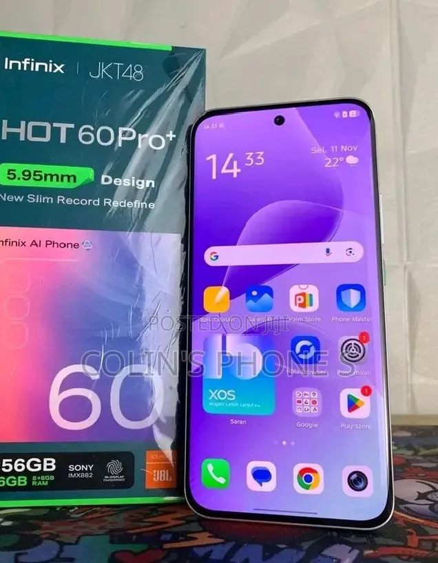 New Infinix Hot 60 Pro+ 256 GB Gray