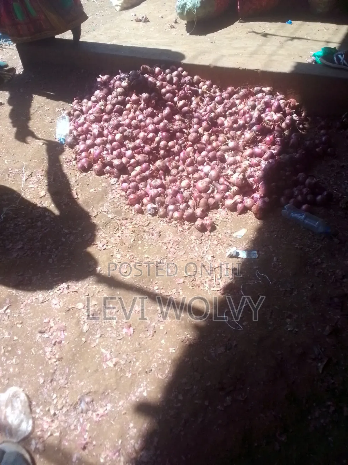 Dry Onions at Kamu Market, Elgon-Bulambuli District Uganda