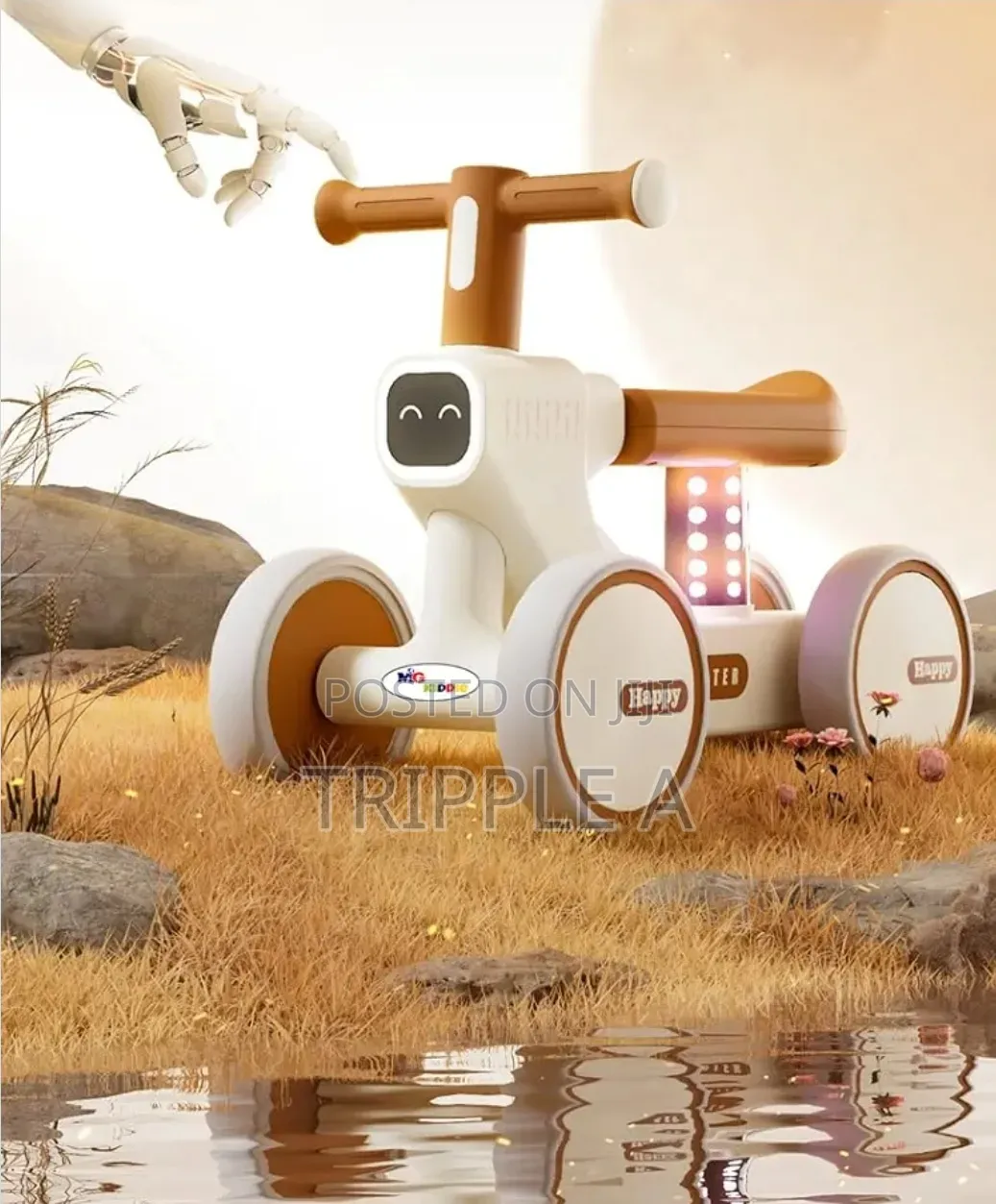 Led Baby Balance Bike With Music