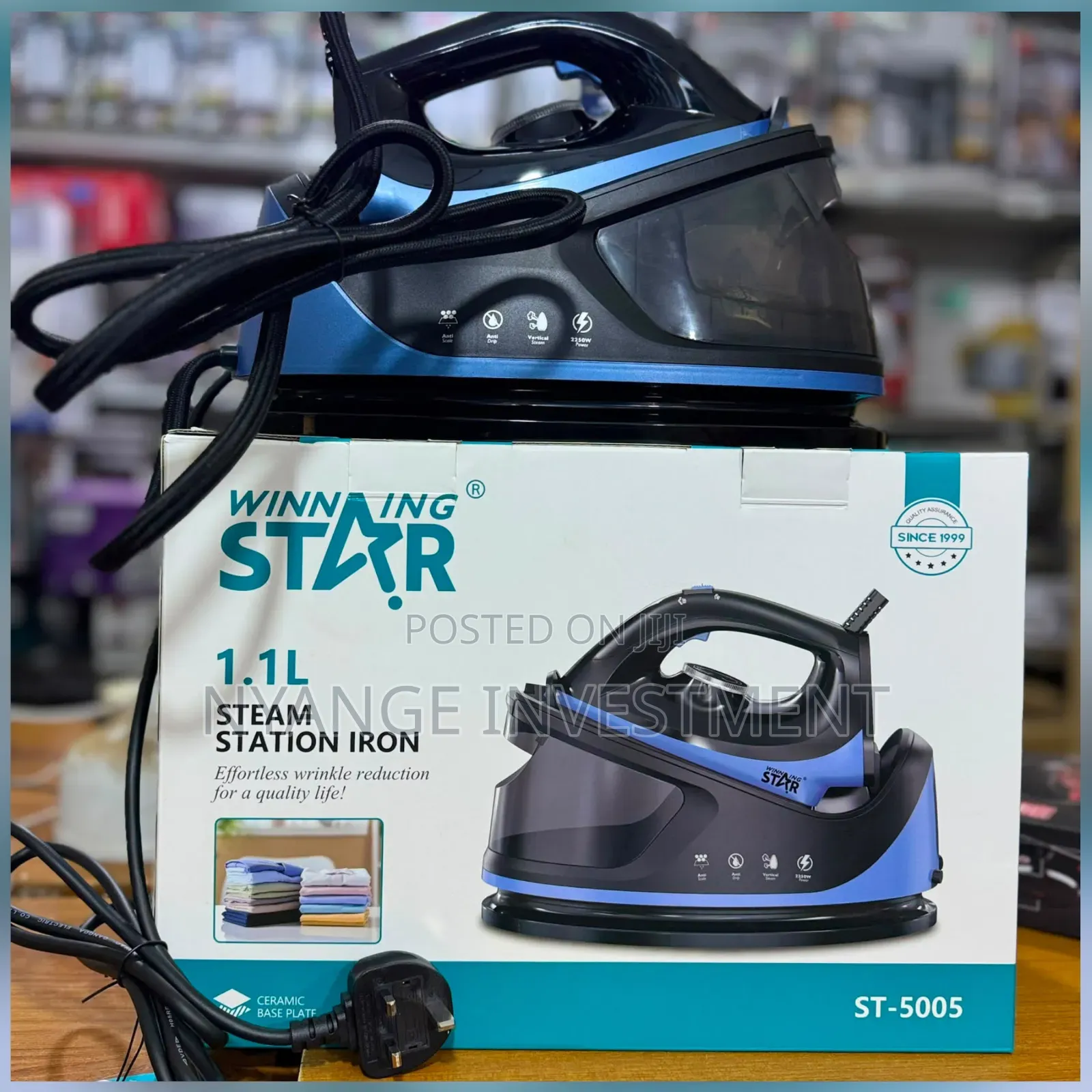 Winning Star St-5005 Steam Station Iron. Steam Iron Station
