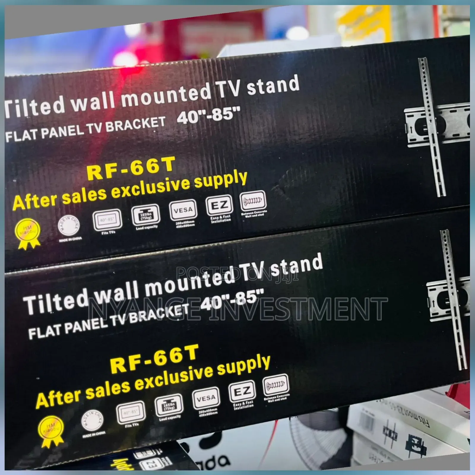 Tovel Rf-66t Tilted Wall-Mounted Tv Bracket. Wall Mount