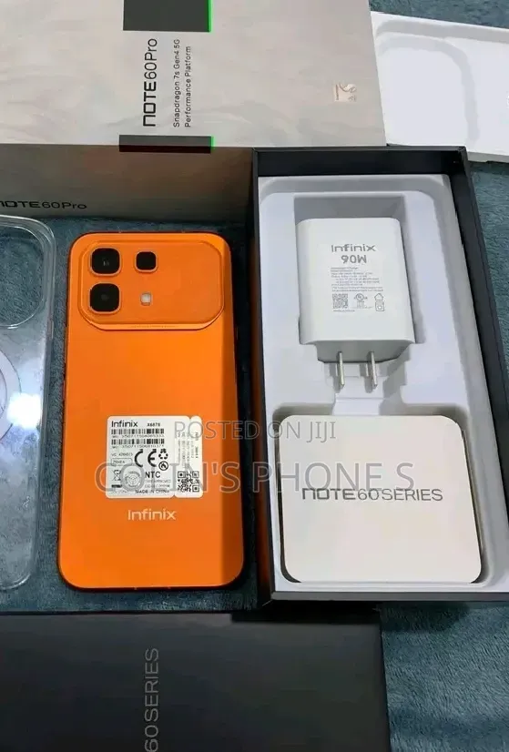 New Infinix Note 60 Pro 256 GB Orange