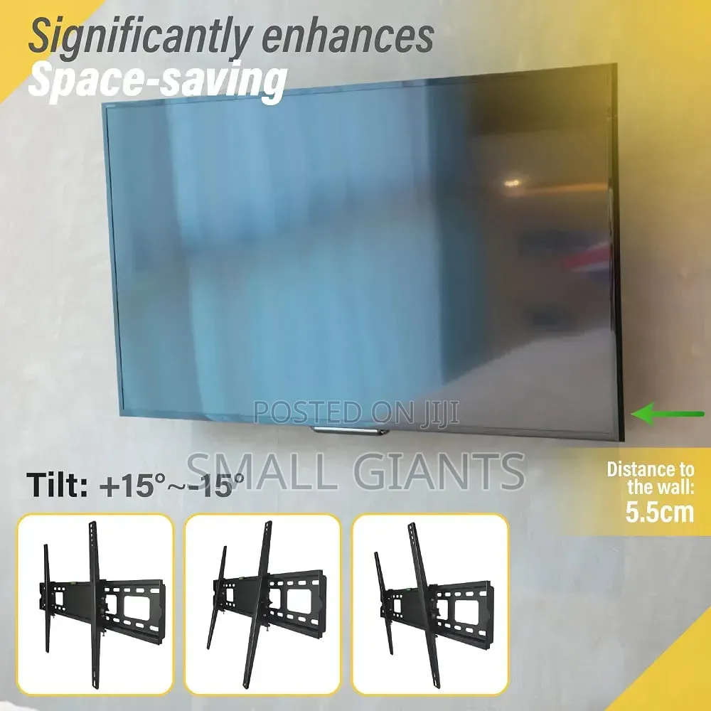 Rf-66t Tilted Wall Mounted Tv Stand 40" to 85"