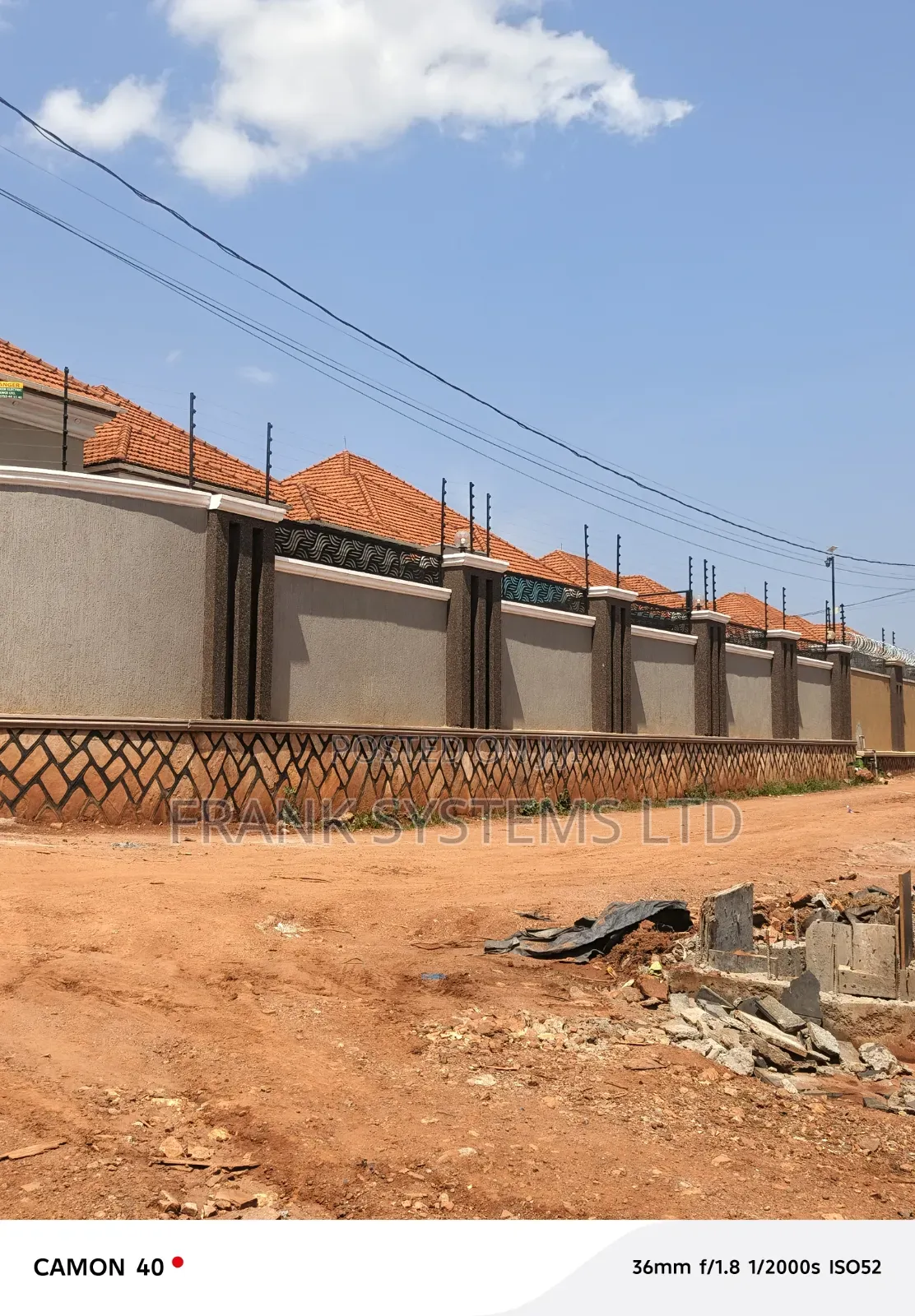 Electric Fence Installation With Stainless Wires