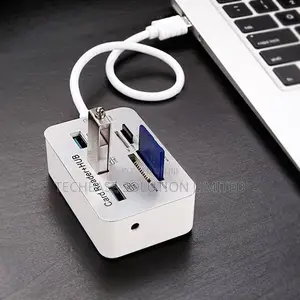 7-in-1 Usb 3.0 Card Reader Hub – Multi-Port Adapter