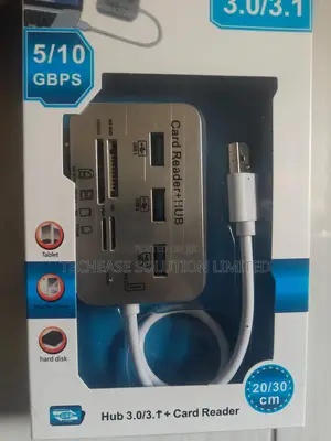 7-in-1 Usb 3.0 Card Reader Hub – Multi-Port Adapter