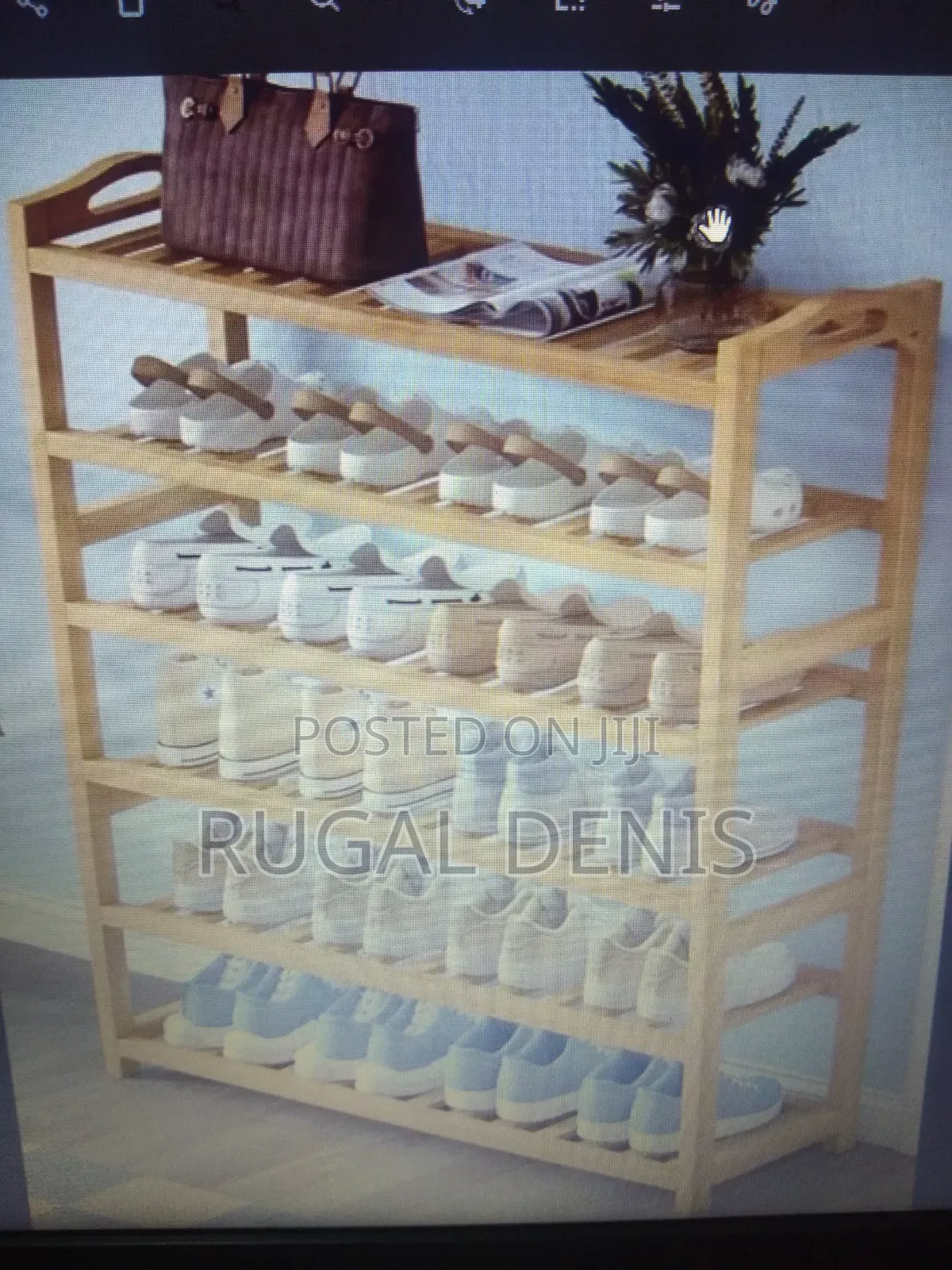 6layers Bamboo Shoe Stand