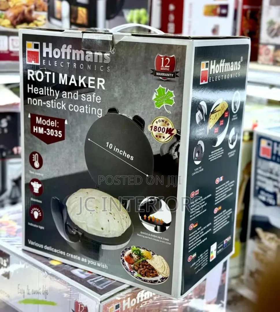 Hoffmans Roti / Chappati Maker Model Hm 3035, 1800w