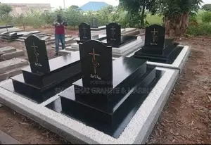 Professional Granite Grave Installation