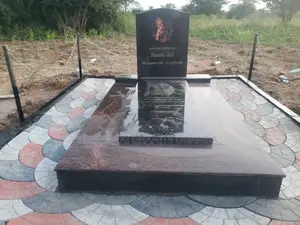 Professional Granite Grave Installation