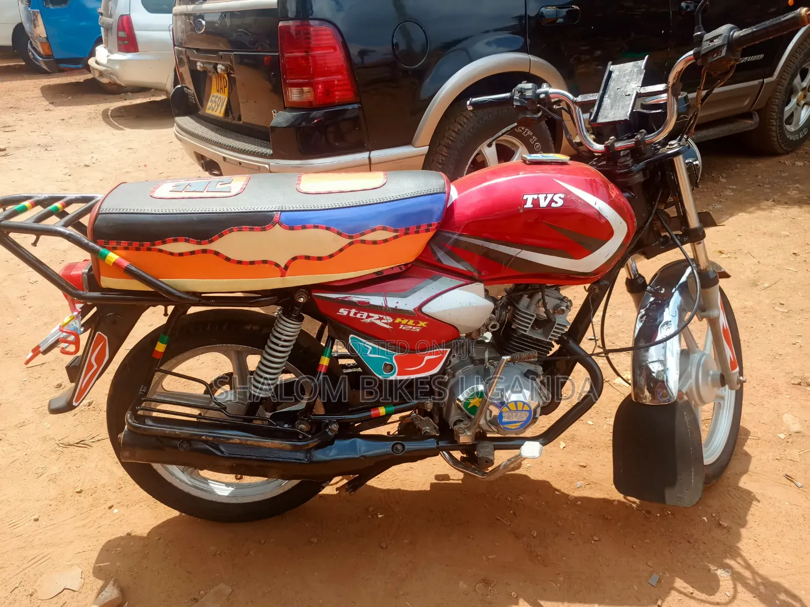 TVS HLX 125 2023 Red