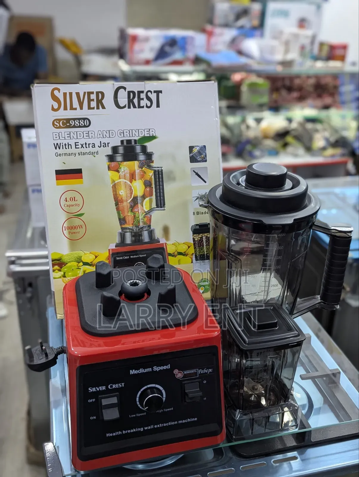 Silver Crest 4l Blender Grinder Sc-9880 With Extra Jar