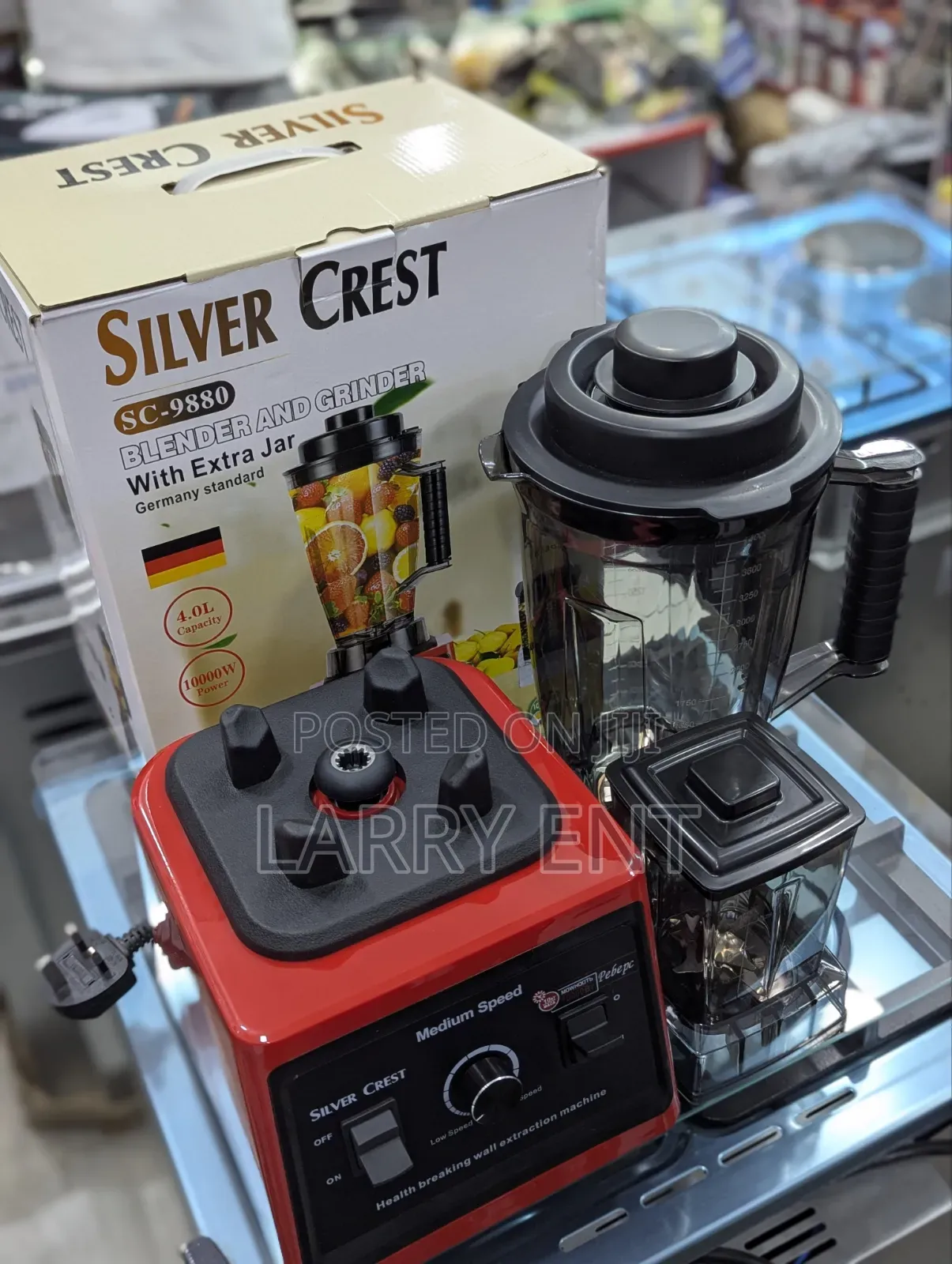 Silver Crest Sc-9880 Heavy Duty 4l Blender Extra Jar