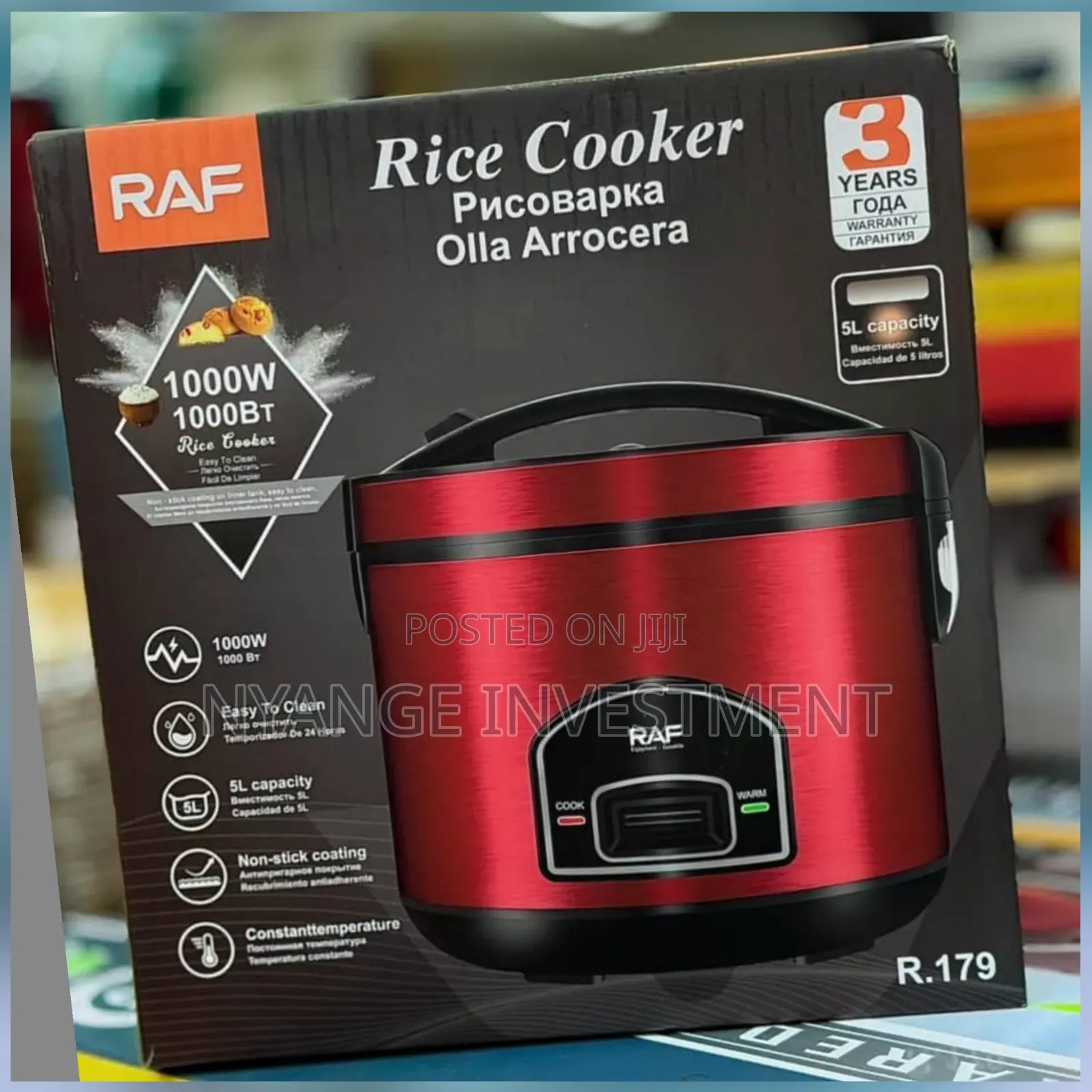 Raf 5l Electric Rice Cooker. 5l Rice Cooker
