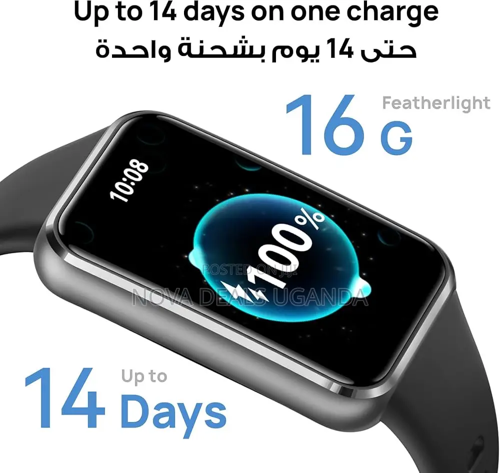 Huawei Band 11 Health and Fitness Tracker, Smart Watch, 24/7