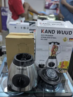 Title: Kand Wuud Stainless Steel Ice Crusher Blender Heavy Duty