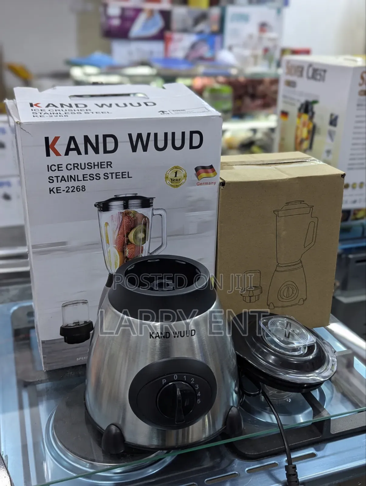 Kand Wuud Ice Crusher Blender Stainless Steel Powerful