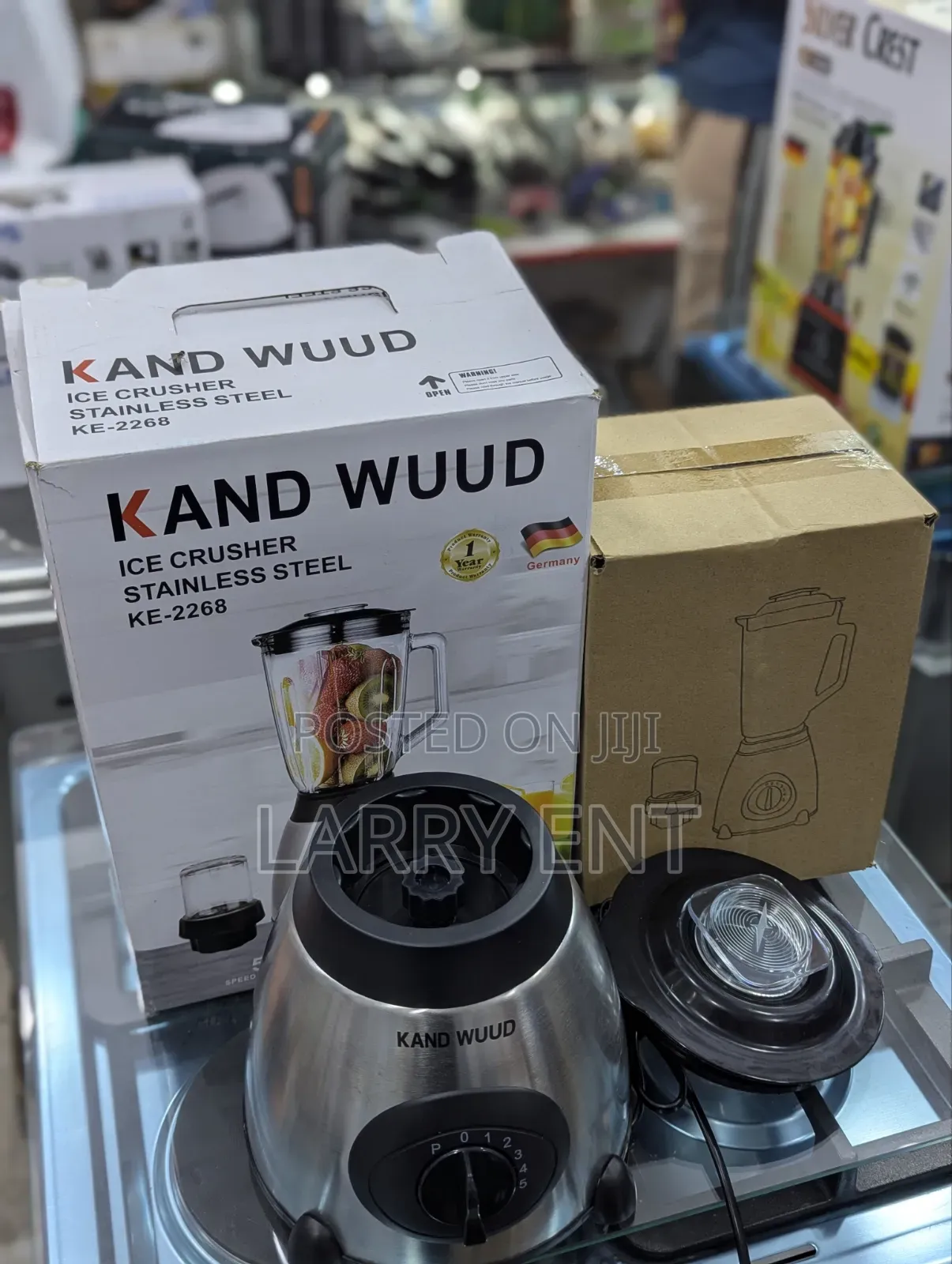 Kand Wuud Ice Crusher Blender Stainless Steel Powerful