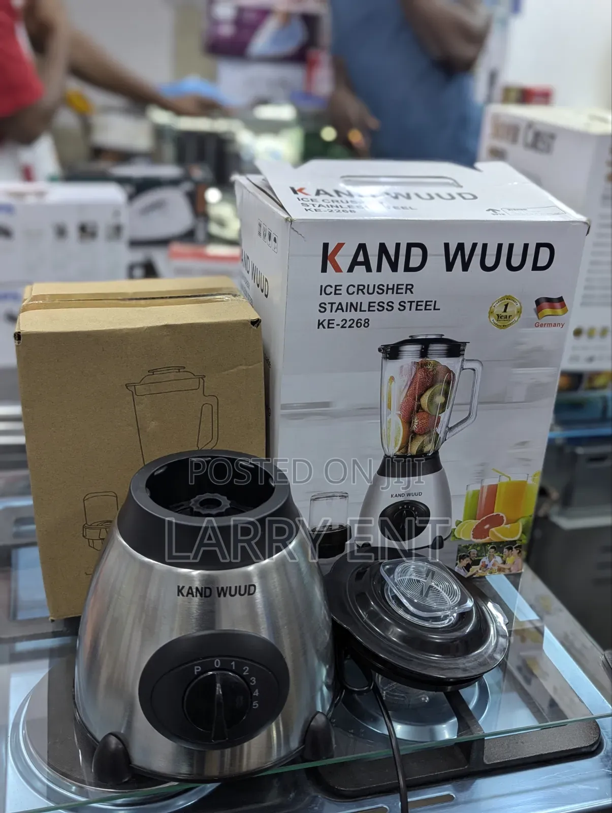 Kand Wuud Ice Crusher Blender Stainless Steel Powerful