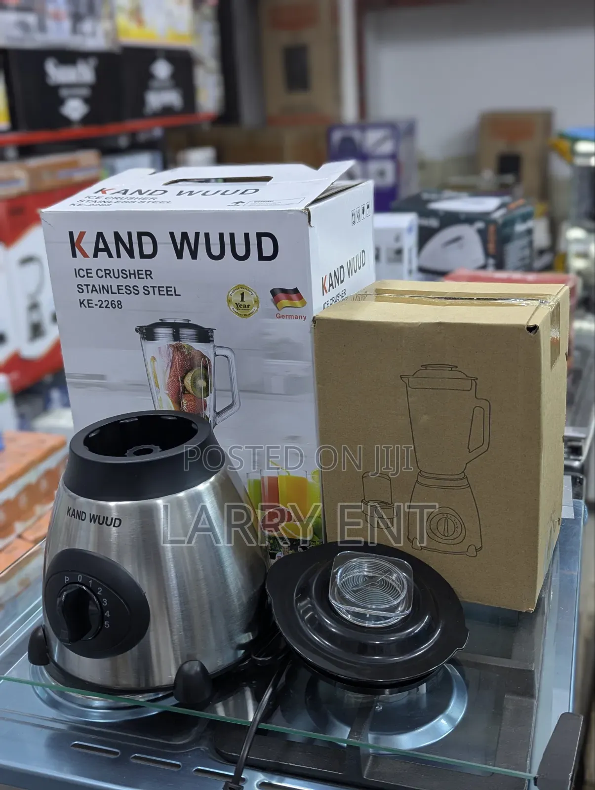 Kand Wuud Heavy Duty Stainless Steel Blender Ice Crusher