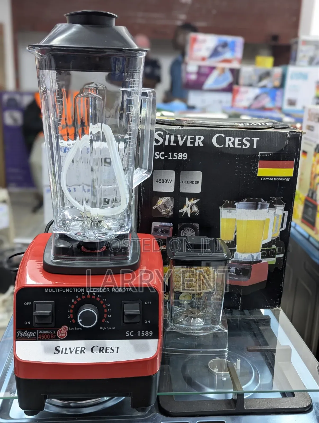 Silver Crest Sc-1589 2l Blender 4500w With Extra Jar
