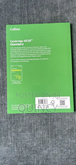 Collins Cambridge Igcse Chemistry Workbook